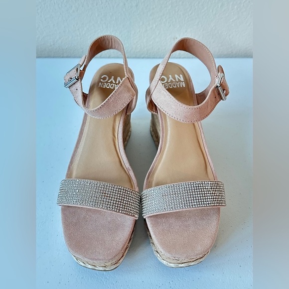 Steve Madden glitter platform wedges size 8 - Picture 8 of 10